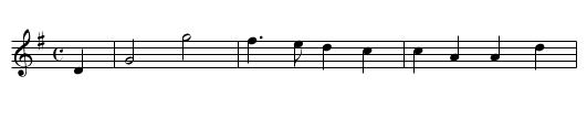 Gnoll. JJo4.166, The - staff notation