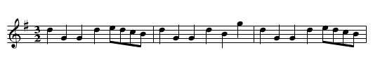 Go to Berwick Johnnie - staff notation