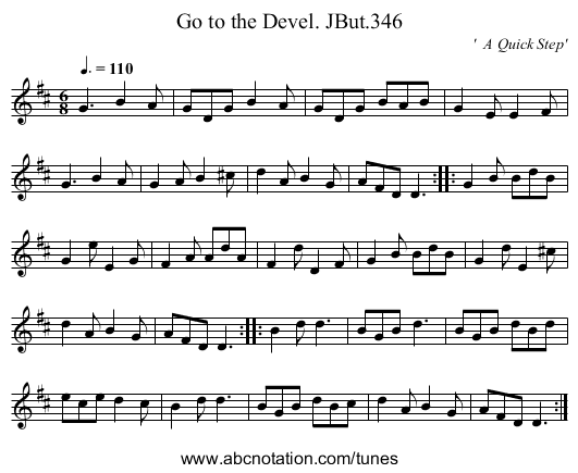 Go to the Devel. JBut.346 - staff notation