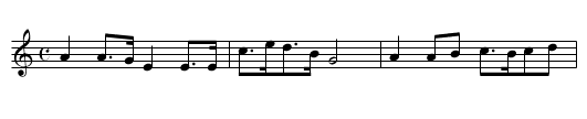 Go to the windward my love - staff notation