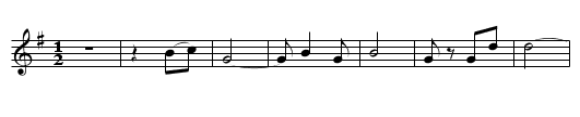 God Moves on the Water - staff notation