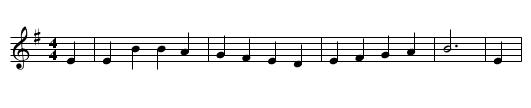 God Rest Ye Merry, Gentlemen - staff notation