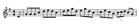 God Speed the Plough - staff notation