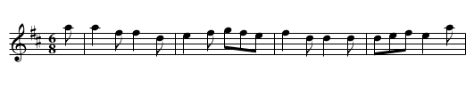 Goddess of the Chace - staff notation