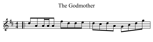 Godmother, The  - staff notation