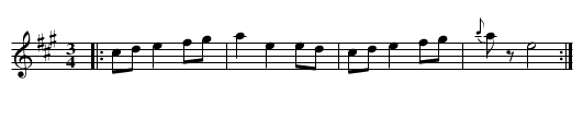 Göingedansen - staff notation