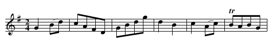 Gold Ring [5], The JJo5.090 - staff notation