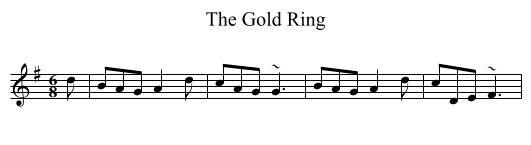 Gold Ring, The - staff notation