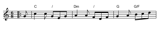 Golden Dolphins - staff notation