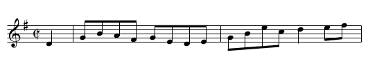 Golden Star Hornpipe - staff notation