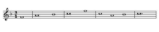 Goldringlein - staff notation