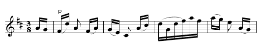Gondola Air. CJF.147 - staff notation
