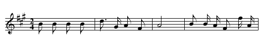 Gonggunr kuqi - staff notation
