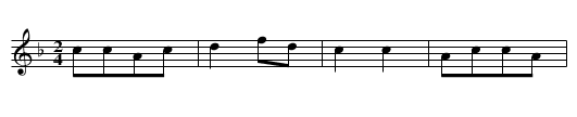 Gongshe biandi haozhuangjia - staff notation