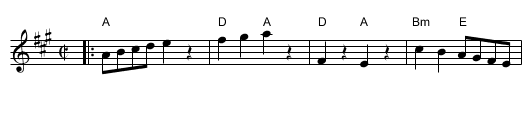 Good For the Tongue - staff notation