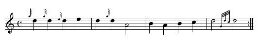 GOOD KING WENCELAS - staff notation