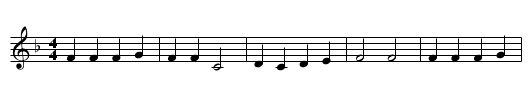 Good King Wenceslas - staff notation