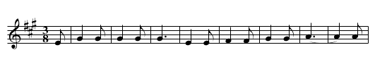 Good Luck to Barley Mow - staff notation