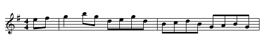 Good natured man, The - staff notation