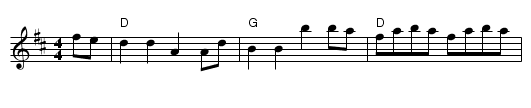Good Night and Joy be with you - staff notation