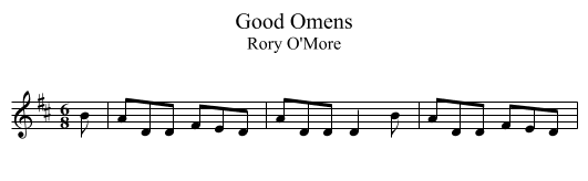Good Omens - staff notation
