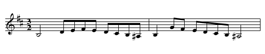 Goodmans Fields Hornpipe - staff notation
