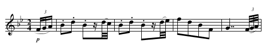 GOODWIFE ADMIT THE STRANGER - staff notation