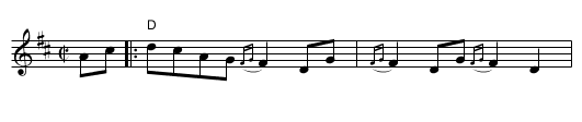 Goody's Brier - staff notation