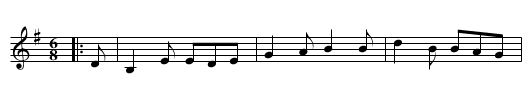 Gordon Stewart Forbes - staff notation