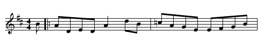 Gorman's Reel - staff notation