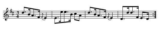 Gossip Joan [2] - staff notation