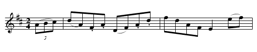 Goumaldies Hornpipe. GHW.060 - staff notation