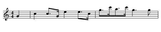 Governor Jones' March - staff notation