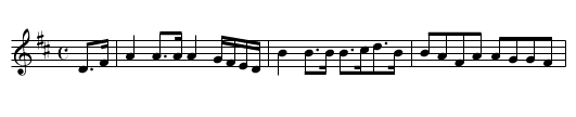 Governor King's March - staff notation