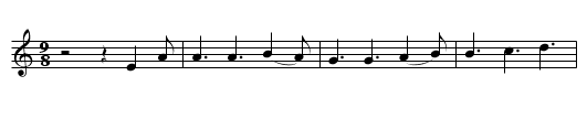 Gower Wassail - staff notation