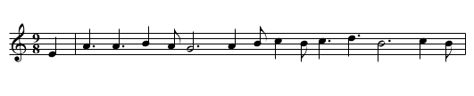 Gower Wassail - staff notation