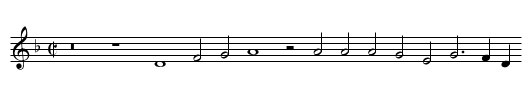 Grace et vertu, bont&eacute;, beault&eacute;, noblesse - staff notation