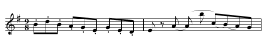 Graceful Norah - staff notation