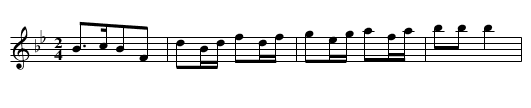 Graces [1], The - staff notation