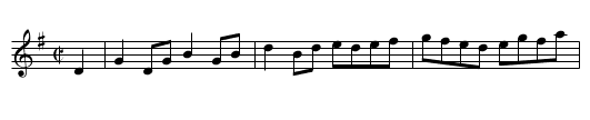 Graces [3], The - staff notation