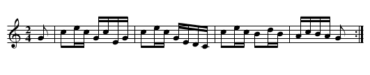 Graces [4], The - staff notation