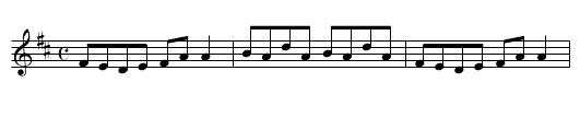 Graf Spey - staff notation