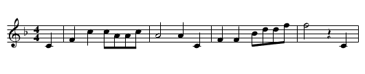 Graf und Nonne (Die Nonne) - staff notation