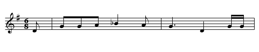 Graf und Nonne (Die Nonne) - staff notation