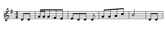 Graf und Nonne (Die Nonne) - staff notation
