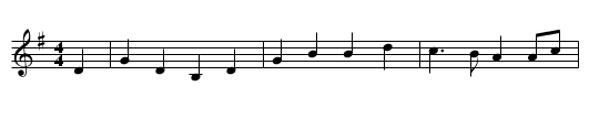 Graf und Nonne (Die Nonne) - staff notation