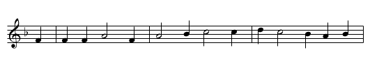 Graf von Rom - staff notation