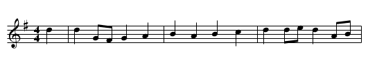 Graf von Rom - staff notation