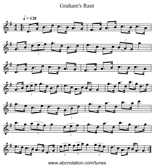 Graham's Rant - staff notation