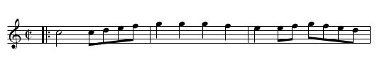 Granadiers March - staff notation